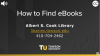 Images that says 'How to Find eBooks'